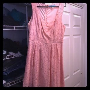 Francesca’s Pink lace dress!